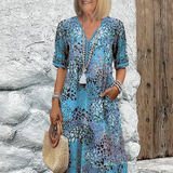 Midi dress for women - Lia