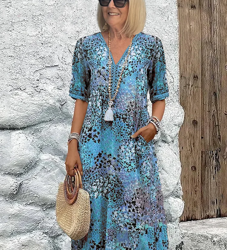 Midi dress for women - Lia