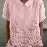 Embroidered Floral Shirt Liliana