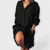 Clara - Summer linen blouse