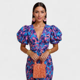 Lília Tropical Fire Dress