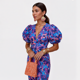 Lília Tropical Fire Dress