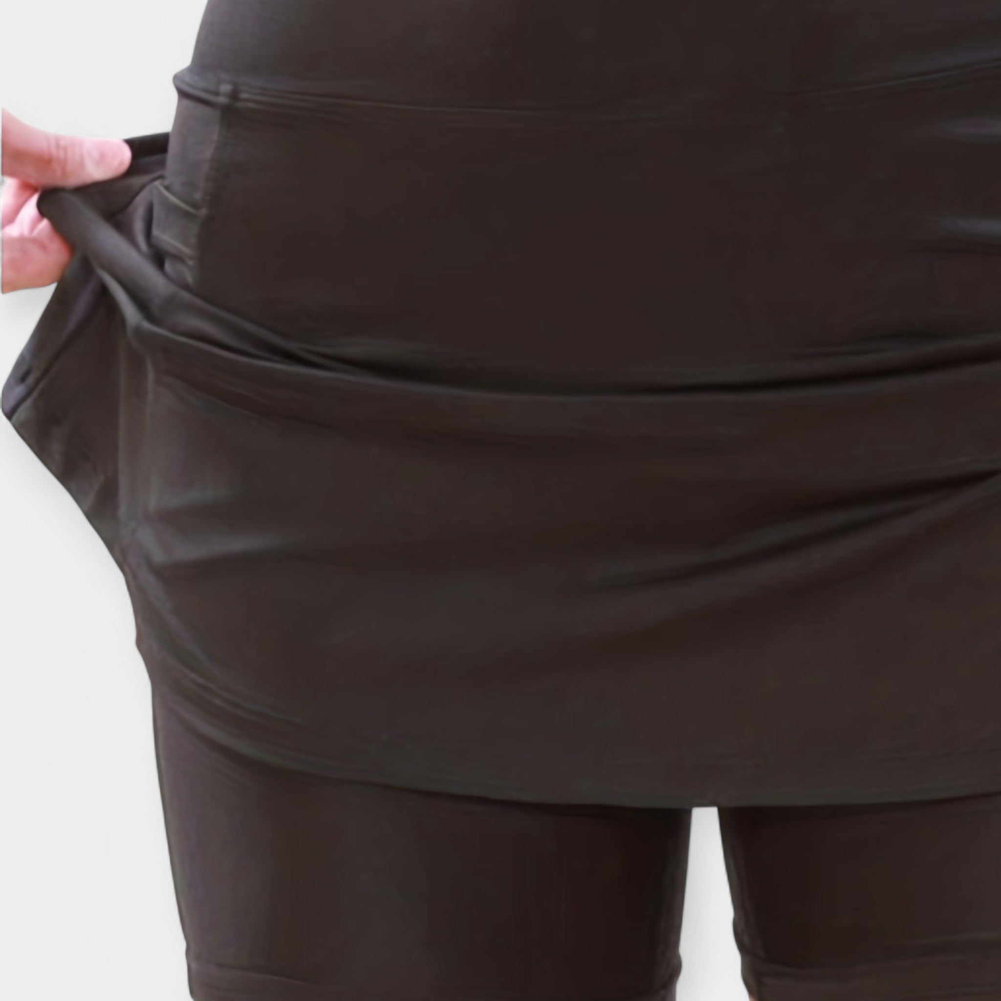 High-Waisted Skirted Pants