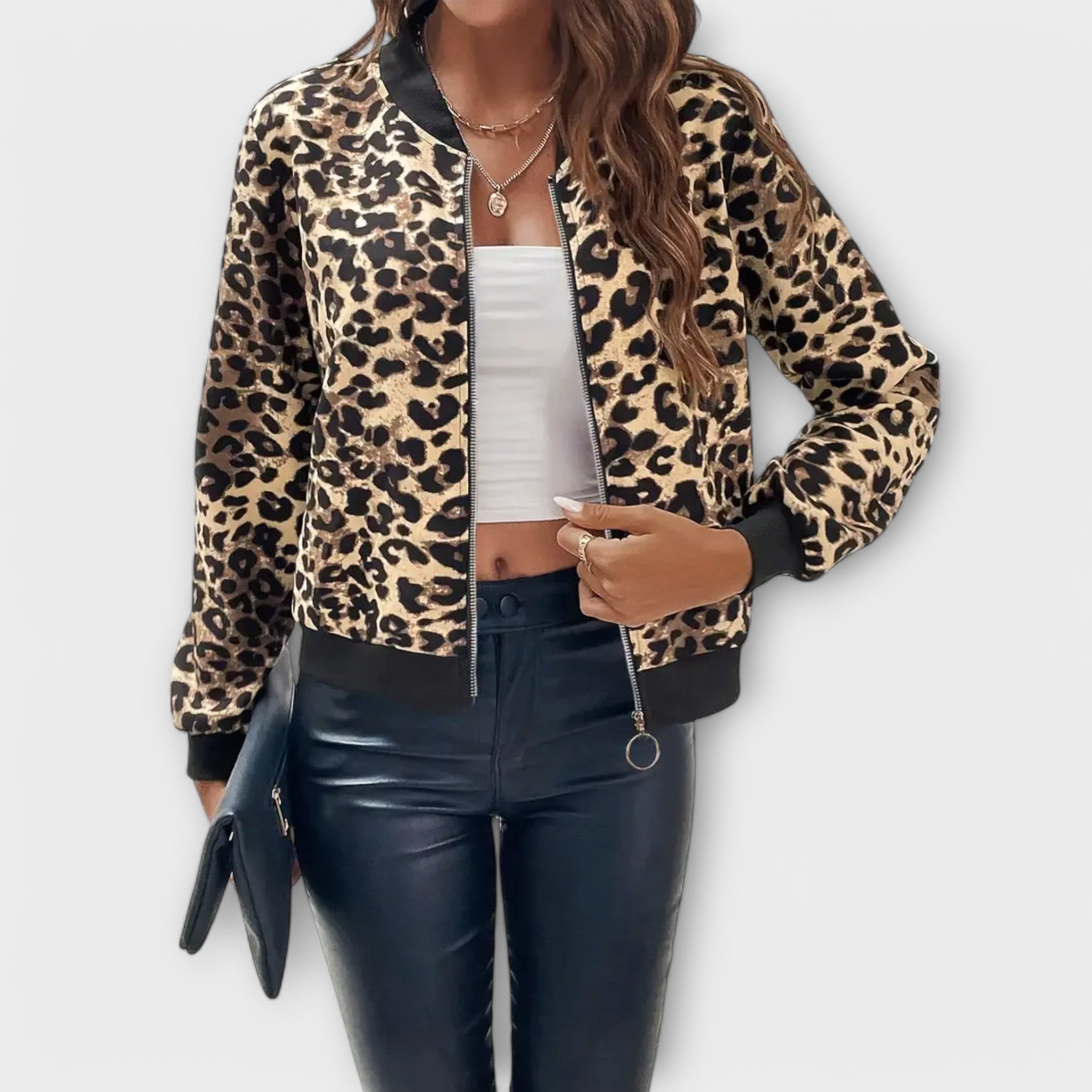 Elegantni kaput s leopard uzorkom Raquel