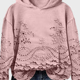 Lace-up hoodie