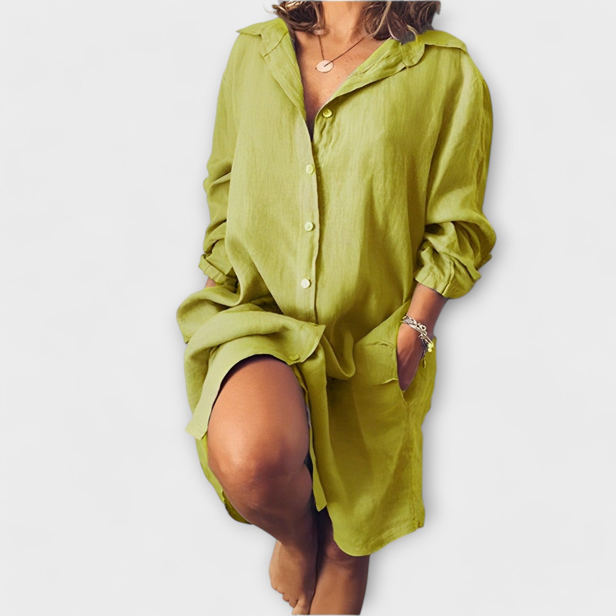 Clara - Ljetna lanena bluza