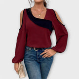 Escarlate - Square neck blouse