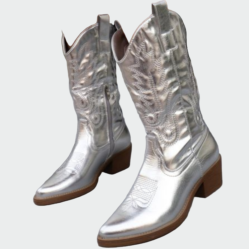 Metal Cowboy Boots