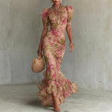 Long floral dress Lara