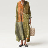 Iris Pattern Dress