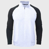 Mandarin collar cotton shirt