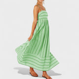 Isabel - Striped maxi dress