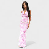 Floral dress, pink