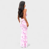 Floral dress, pink