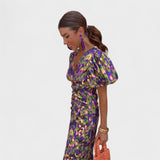 Lília Tropical Fire Dress