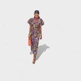 Lília Tropical Fire Dress