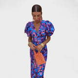 Lília Tropical Fire Dress