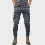 Marco - Elastic Cargo Trousers with Pockets