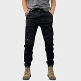 Marco - Elastic Cargo Trousers with Pockets