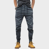 Marco - Elastic Cargo Trousers with Pockets