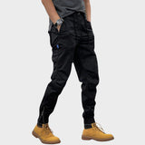 Marco - Elastic Cargo Trousers with Pockets
