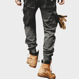 Marco - Elastic Cargo Trousers with Pockets