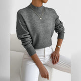 Sam - Classic high-neck T-shirt