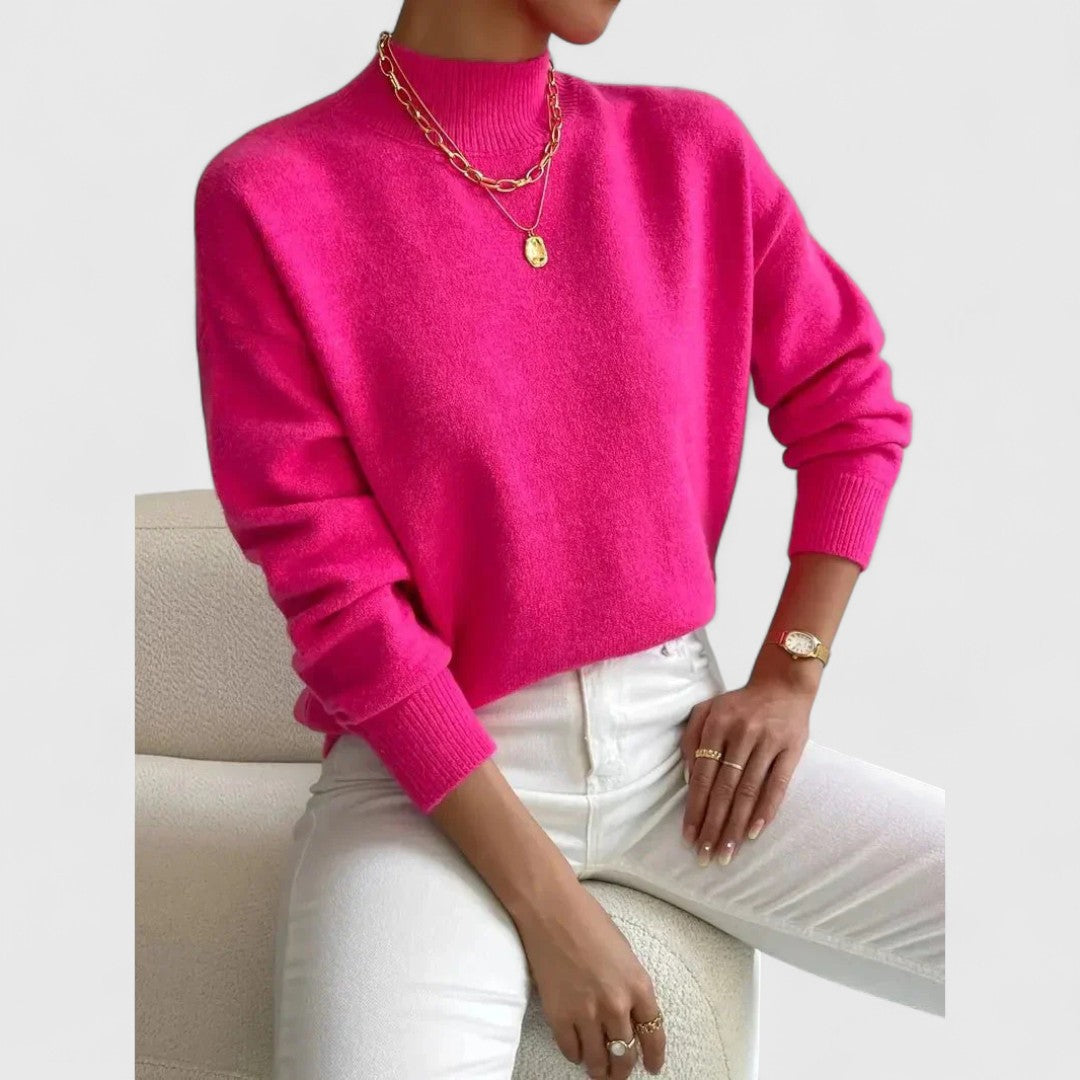 Sam - Classic high-neck T-shirt