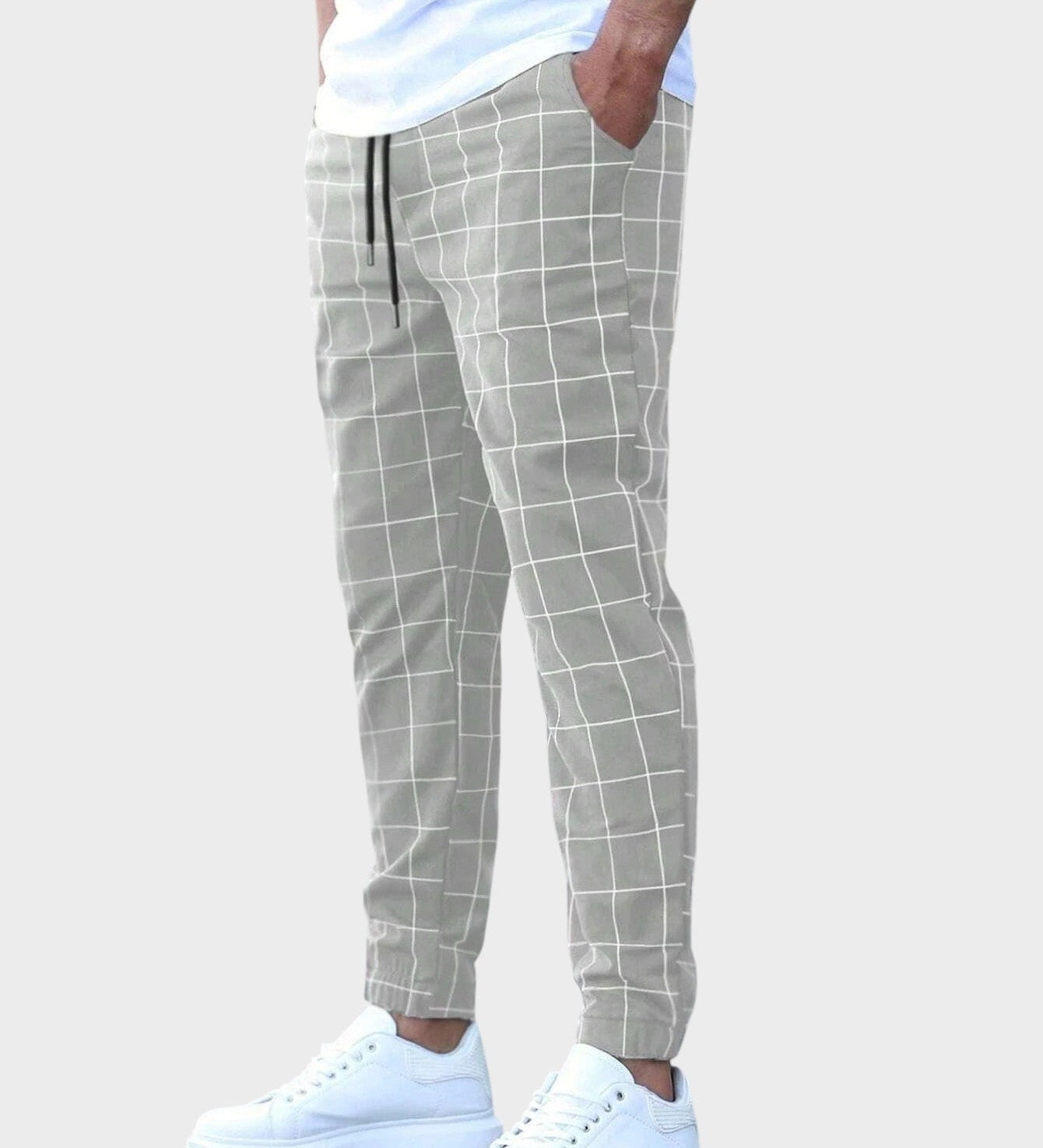 Men's track pants Mário with stripes