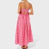 Isabel - Striped maxi dress