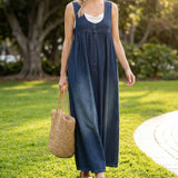 Iva - Vintage Maxi Denim Dress