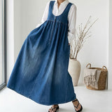 Iva - Vintage Maxi Denim Dress