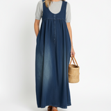 Iva - Vintage Maxi Denim Dress