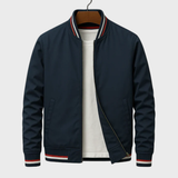 Striped bomber jacket Mário