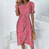Summer dress with an ombre effect