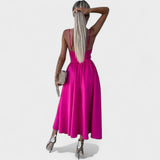 Cielo midi dress with slit