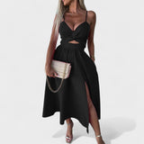 Cielo midi dress with slit