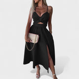 Cielo midi dress with slit