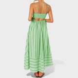 Isabel - Striped maxi dress