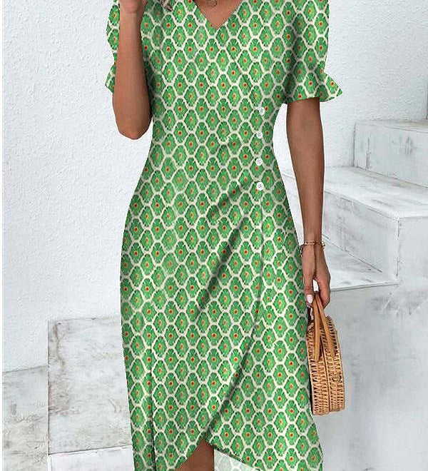 Lightweight Envelope Dress Rita