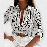 Romina classic blouse with collar
