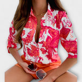 Romina classic blouse with collar
