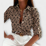 Romina classic blouse with collar