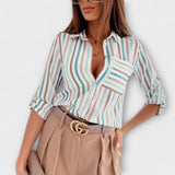 Romina classic blouse with collar