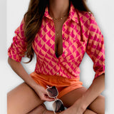 Romina classic blouse with collar